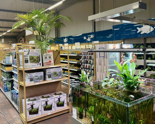 Aquaristikabteilung im ZOO & Co. Kreimers